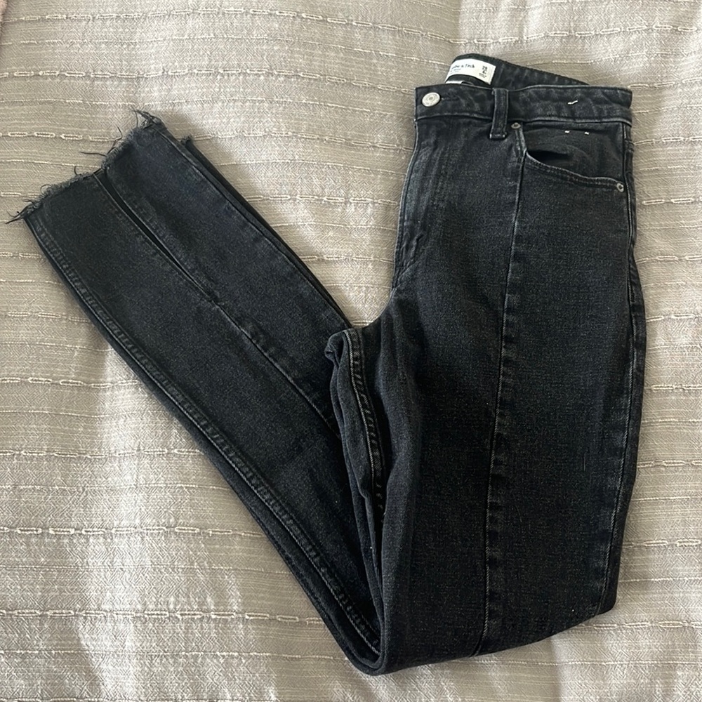 Abercrombie skinny high rise curve jean